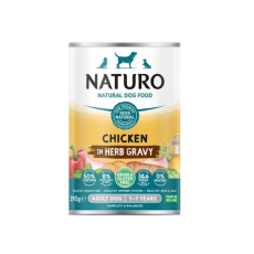 Naturo Dog Food 390g - Chicken in Herb Gravy